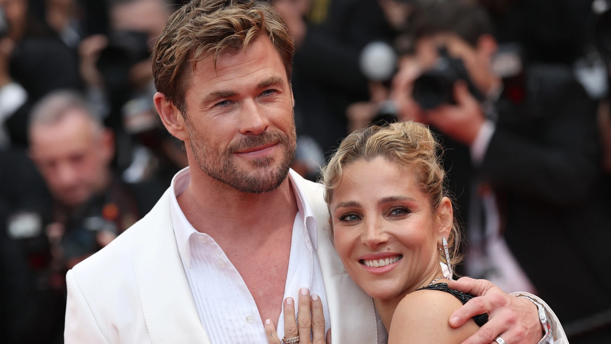 Chris Hemsworth y Elsa Pataky en la presentación de Furiosa en Cannes Chris Hemsworth y Elsa Pataky en la presentación de Furiosa en Cannes