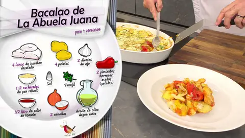 Ingredientes Bacalao de la Abuela Juana Ingredientes Bacalao de la Abuela Juana