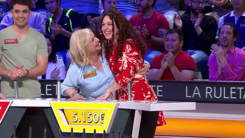 ¡Otra vez! Ángela y Sara suman 5.000 euros más en una nueva tirada en La ruleta ¡Otra vez! Ángela y Sara suman 5.000 euros más en una nueva tirada en La ruleta