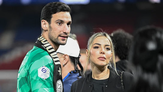 Sergio Rico y Alba Silva, en París Sergio Rico y Alba Silva, en París