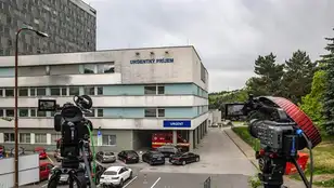Imagen del hospital en el que está Robert Fico