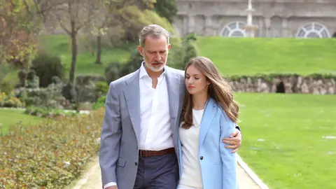 El rey Felipe y la princesa Leonor El rey Felipe y la princesa Leonor