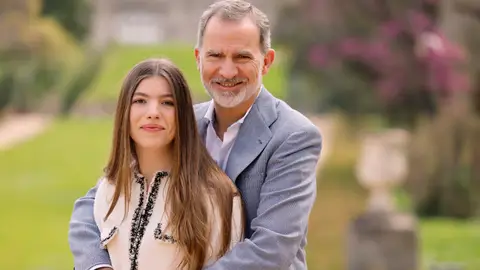 Felipe VI con su hija, la infanta Sofía Felipe VI con su hija, la infanta Sofía