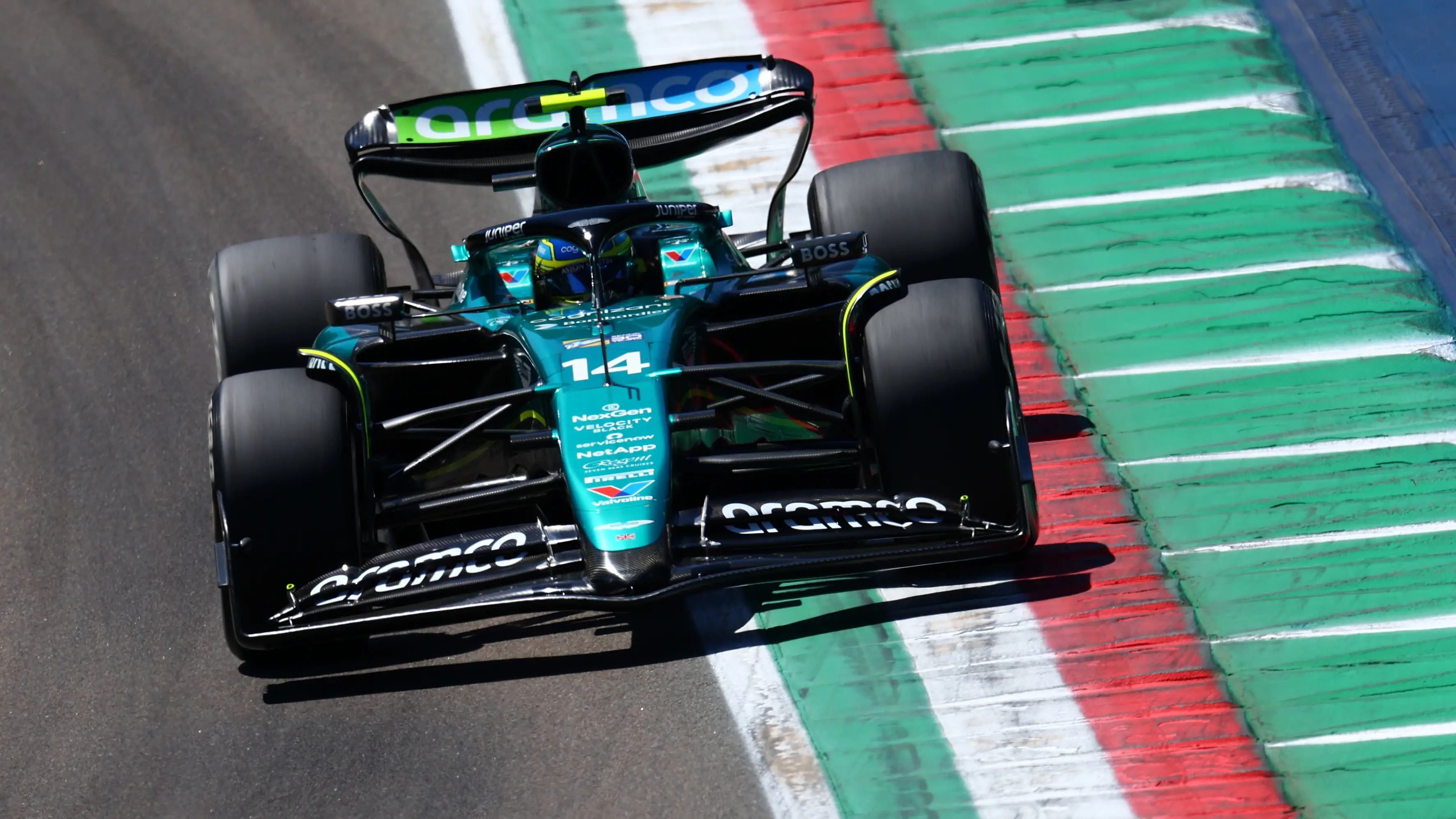 Fernando Alonso durante el GP de Emilia Romaña 2024 Fernando Alonso durante el GP de Emilia Romaña 2024