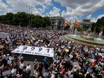Imagen de la manifestación en Madrid