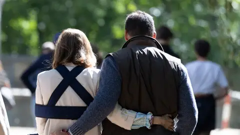 Luis Alfonso de Borbón y Margarita Vargas, muy cariñosos Luis Alfonso de Borbón y Margarita Vargas, muy cariñosos