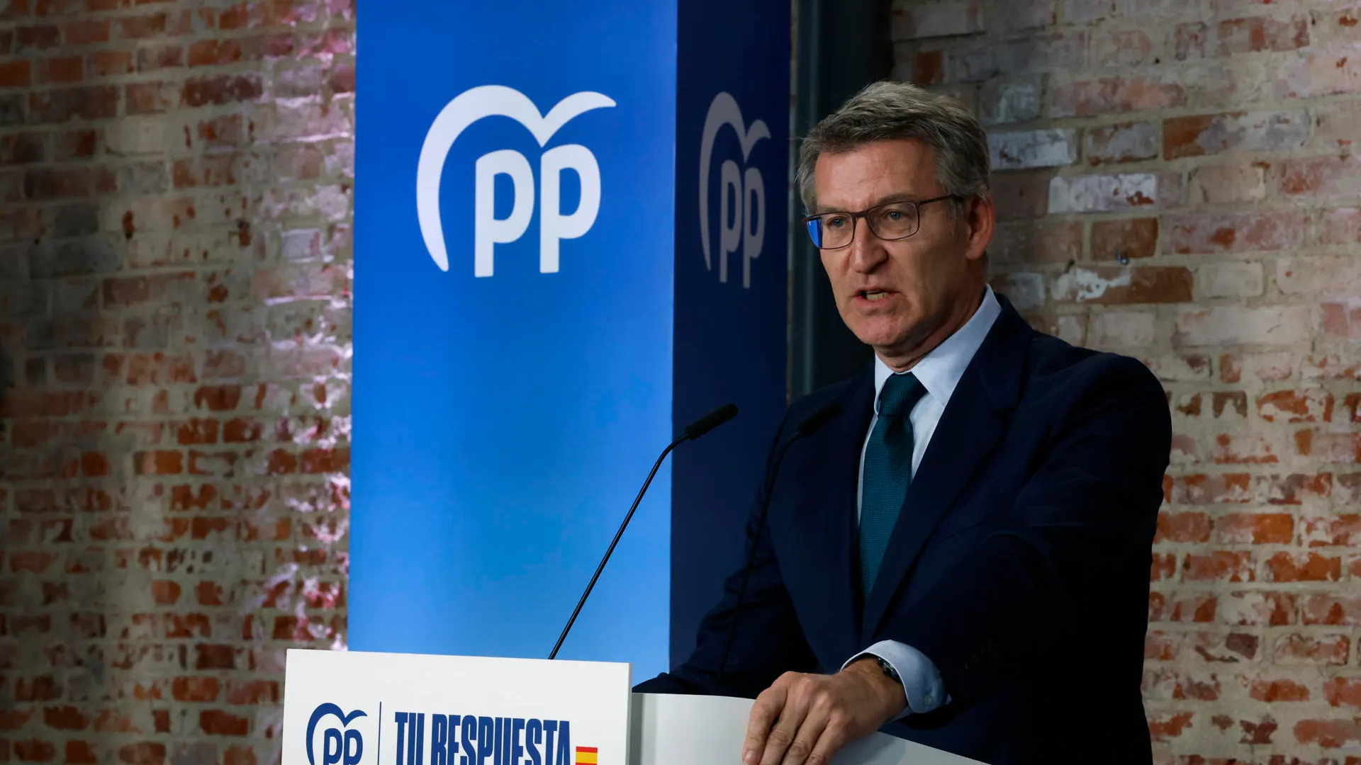 El l&iacute;der del PP, Alberto N&uacute;&ntilde;ez Feij&oacute;o