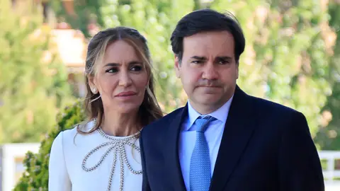 Gema Ruiz y Juan Díaz, en la Comunión de su hija Gema Ruiz y Juan Díaz, en la Comunión de su hija
