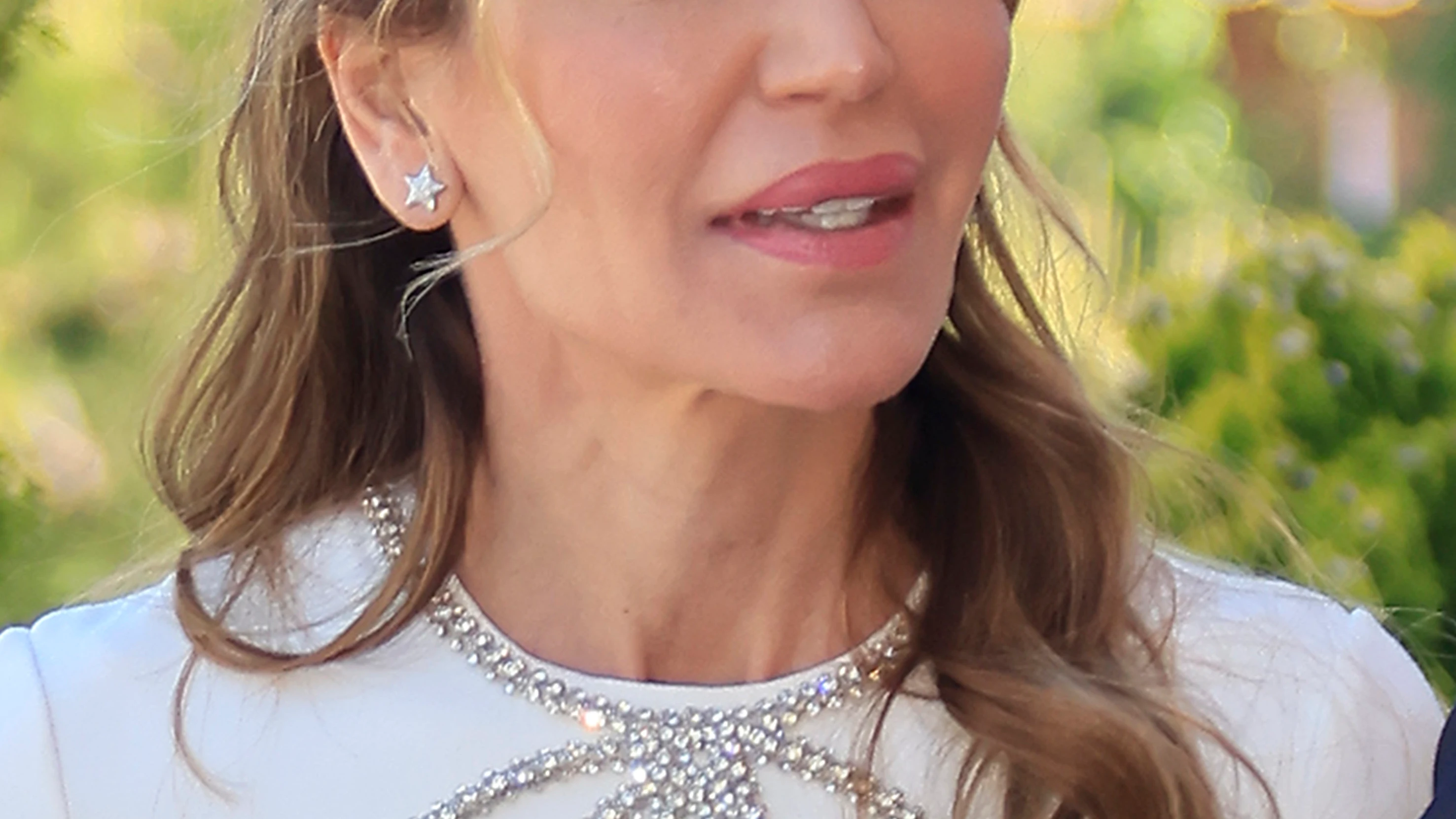 Gema Ruiz, en la Comuni&oacute;n de su hija en Madrid