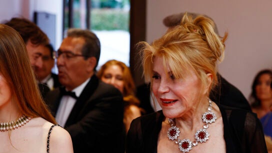 Tita Cervera, junto a su hija Carmen