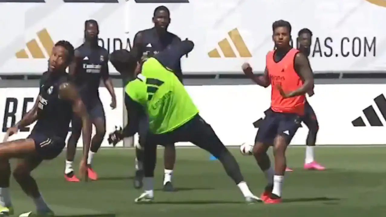 El momento de la lesi&oacute;n de Thibaut Courtois