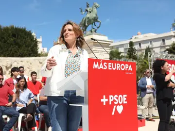 La vicepresidenta tercera, ministra de Transición Ecológica y candidata a las elecciones europeas, Teresa Ribera La vicepresidenta tercera, ministra de Transición Ecológica y candidata a las elecciones europeas, Teresa Ribera