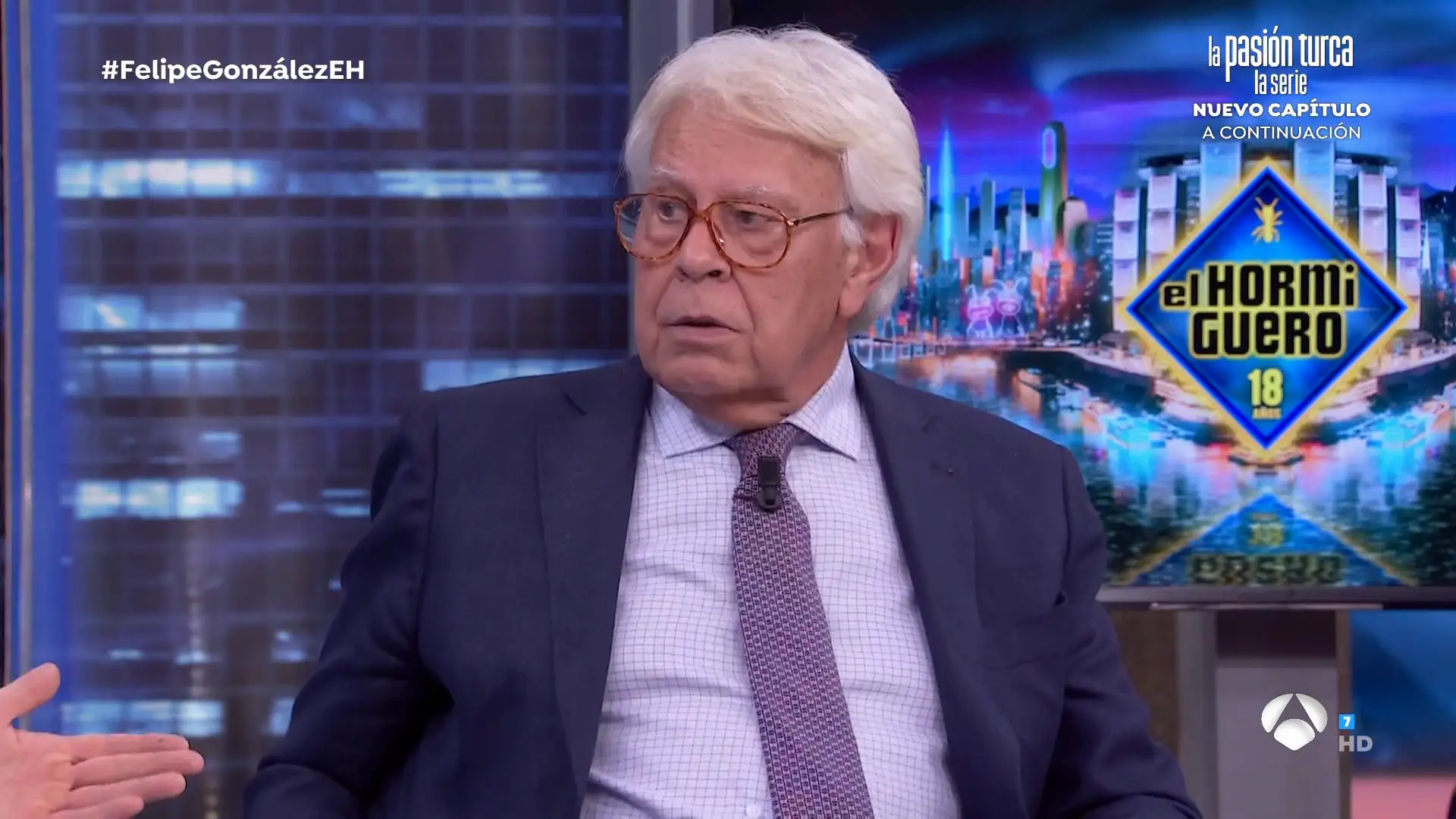 Felipe Gonz&aacute;lez en el Hormiguero