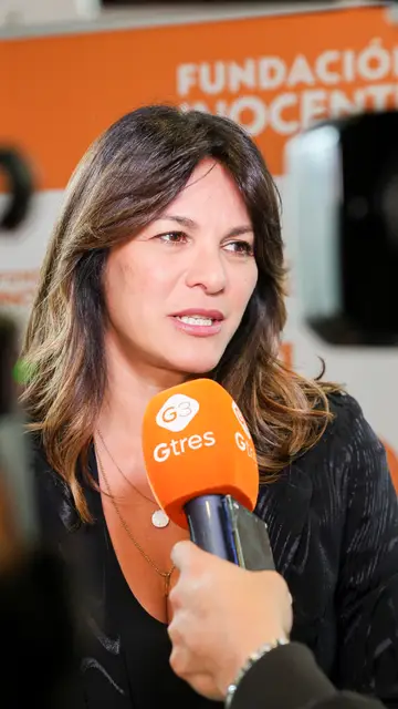 Fabiola Martínez en un evento de la Fundación Inocente Fabiola Martínez en un evento de la Fundación Inocente