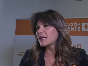 Fabiola Martínez en un evento de la Fundación Inocente Fabiola Martínez en un evento de la Fundación Inocente