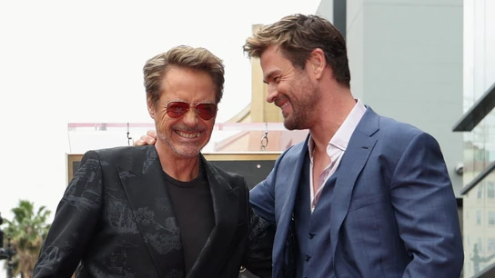 Robert Downey Jr. y Chris Hemsworth Robert Downey Jr. y Chris Hemsworth