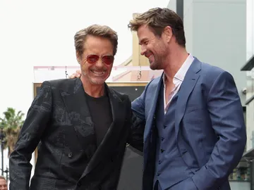 Robert Downey Jr. y Chris Hemsworth Robert Downey Jr. y Chris Hemsworth