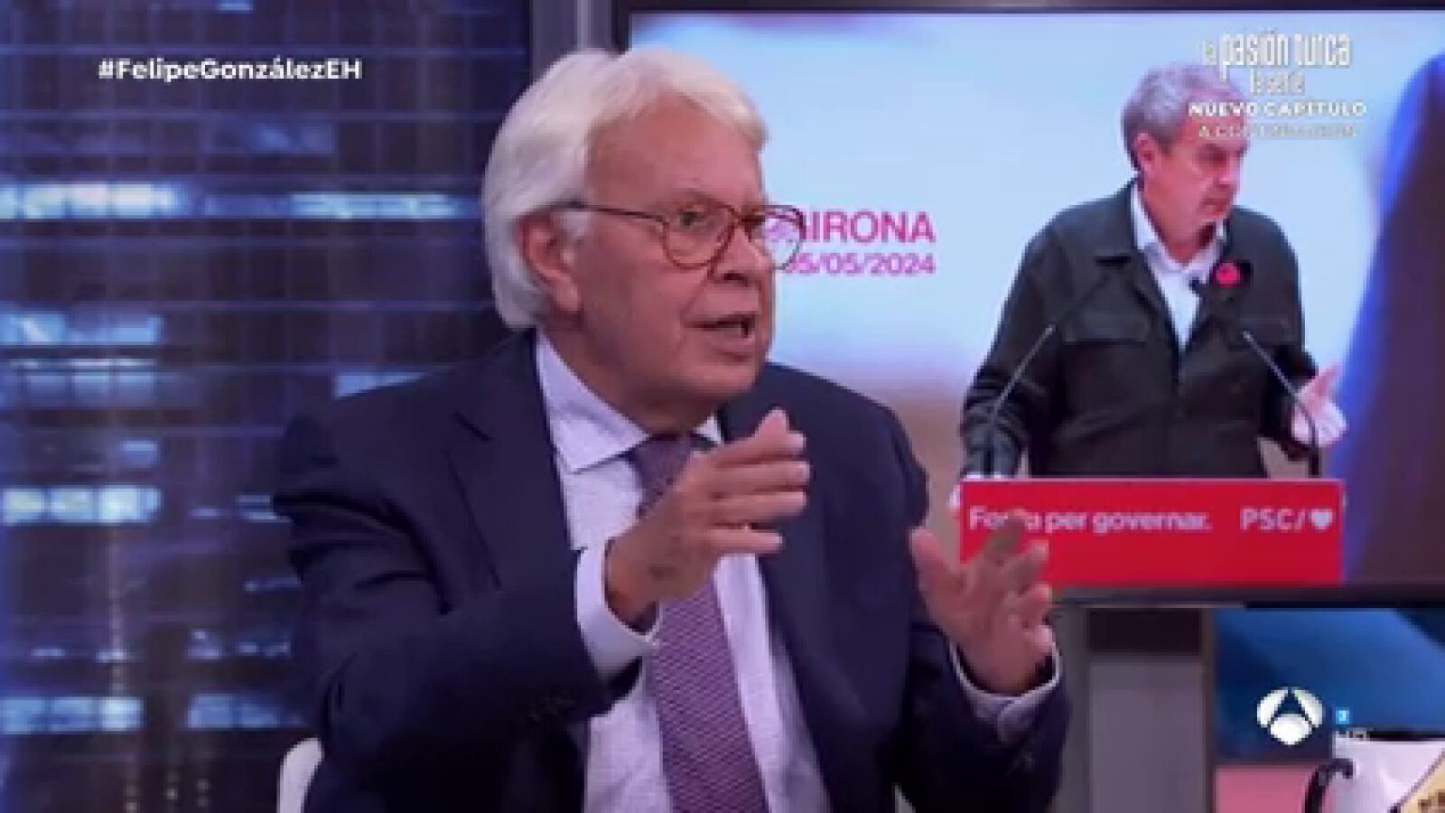 El dardo de Felipe González a Zapatero: “De lo que os digo, a lo mejor se entera hasta Zapatero, que le cuesta trabajo”