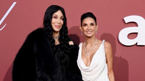 Cher y Demi Moore en la Gala amfAR