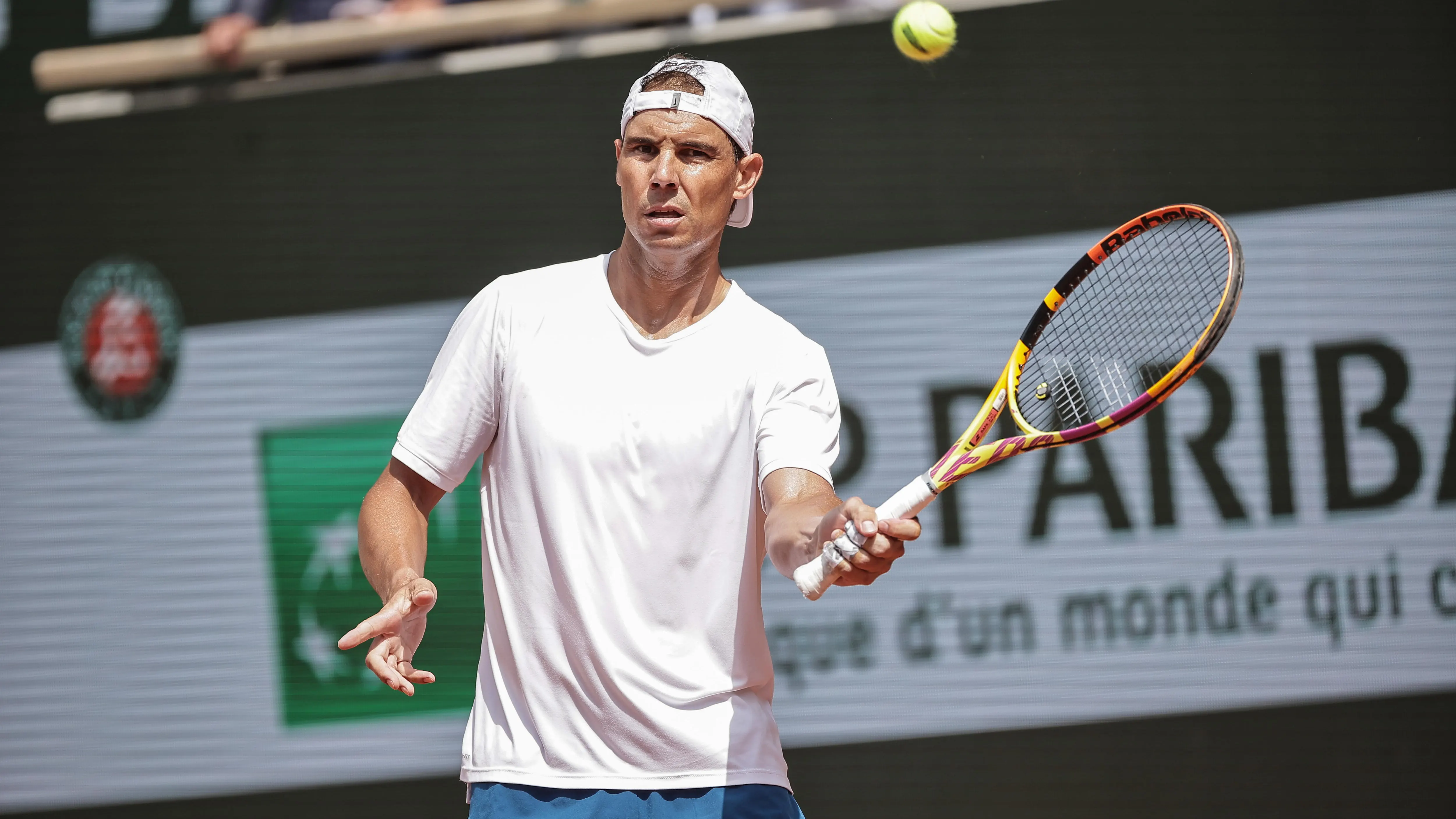 Rafa Nadal se entrena en Roland Garros Rafa Nadal se entrena en Roland Garros