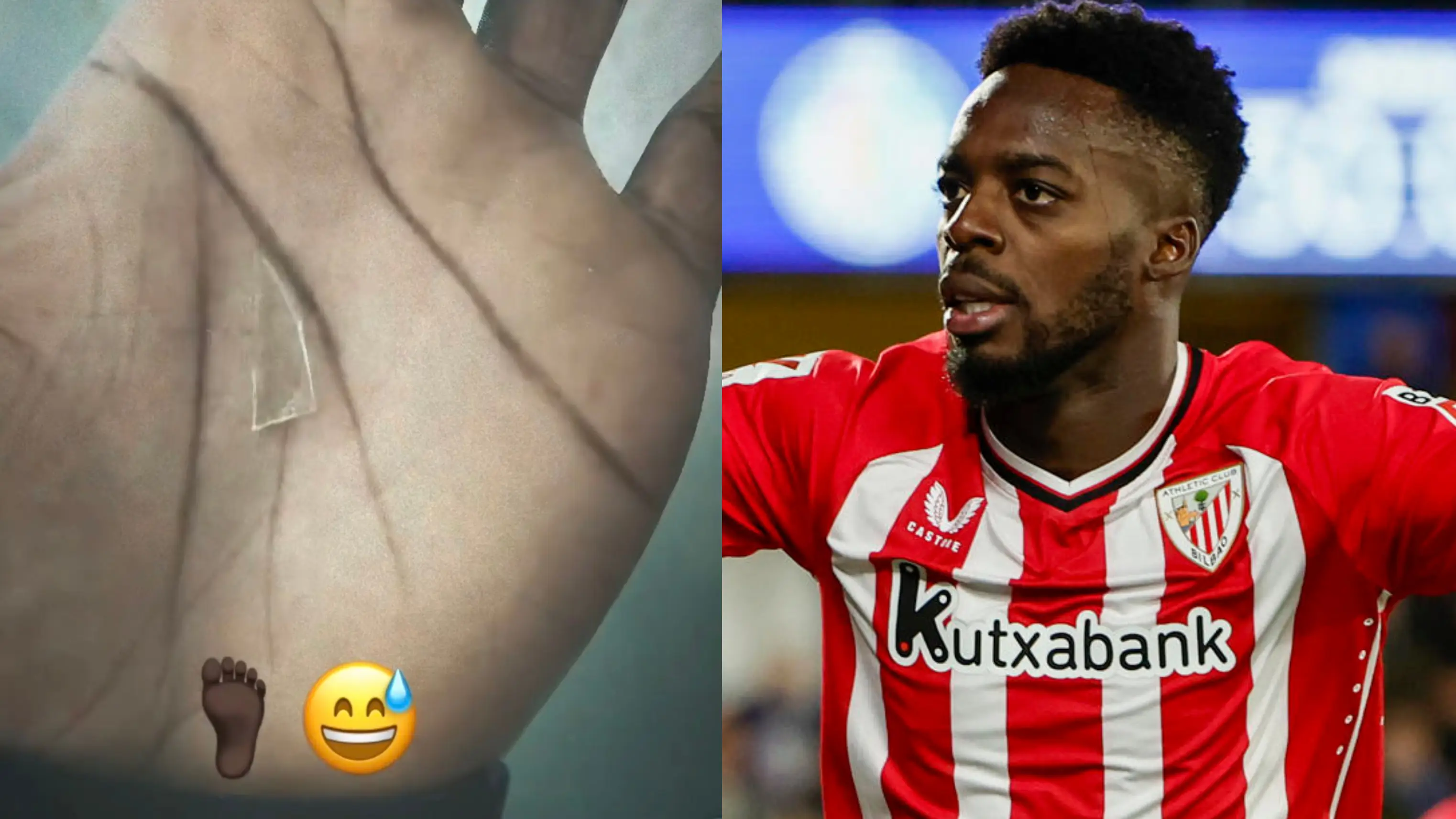 El cristal con el que ha jugado Iñaki Williams dos años El cristal con el que ha jugado Iñaki Williams dos años
