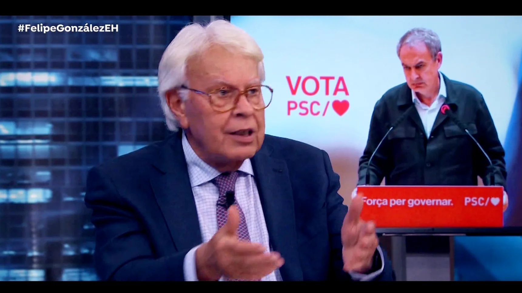 Felipe González en El Hormiguero. Felipe González en El Hormiguero.