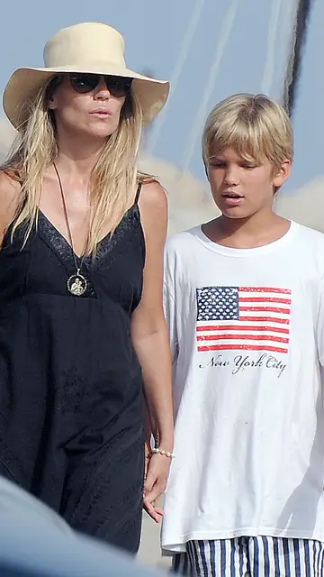 Patricia Rato y su hijo Juan en 2012 Patricia Rato y su hijo Juan en 2012