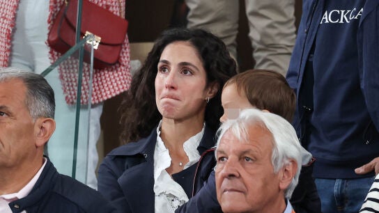 Las l&aacute;grimas de Mery Perell&oacute; tras la derrota de Rafa Nadal en el Roland Garros 2024