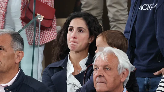 Las lágrimas de Mery Perelló tras la derrota de Rafa Nadal en el Roland Garros 2024 Las lágrimas de Mery Perelló tras la derrota de Rafa Nadal en el Roland Garros 2024
