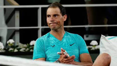 Rafa Nadal en el Roland Garros 2024 Rafa Nadal en el Roland Garros 2024