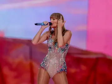 Taylor Swift, durante el primero de sus dos conciertos en Madrid Taylor Swift, durante el primero de sus dos conciertos en Madrid