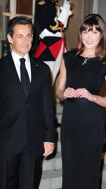 Nicolas Sarkozy y Carla Bruni en el Elíseo Nicolas Sarkozy y Carla Bruni en el Elíseo