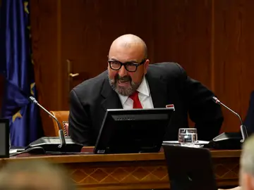Koldo García en su comparecencia ante el Senado Koldo García en su comparecencia ante el Senado