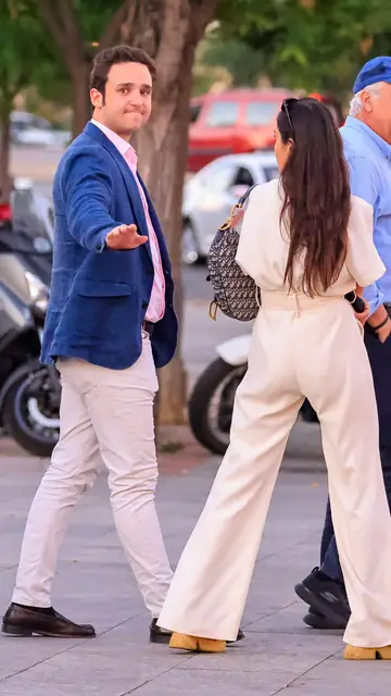Froilán, muy simpático con la prensa Froilán, muy simpático con la prensa