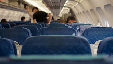 Imagen del interior de un avi&oacute;n