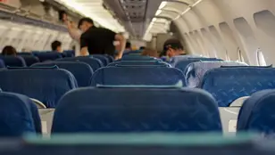 Imagen del interior de un avión