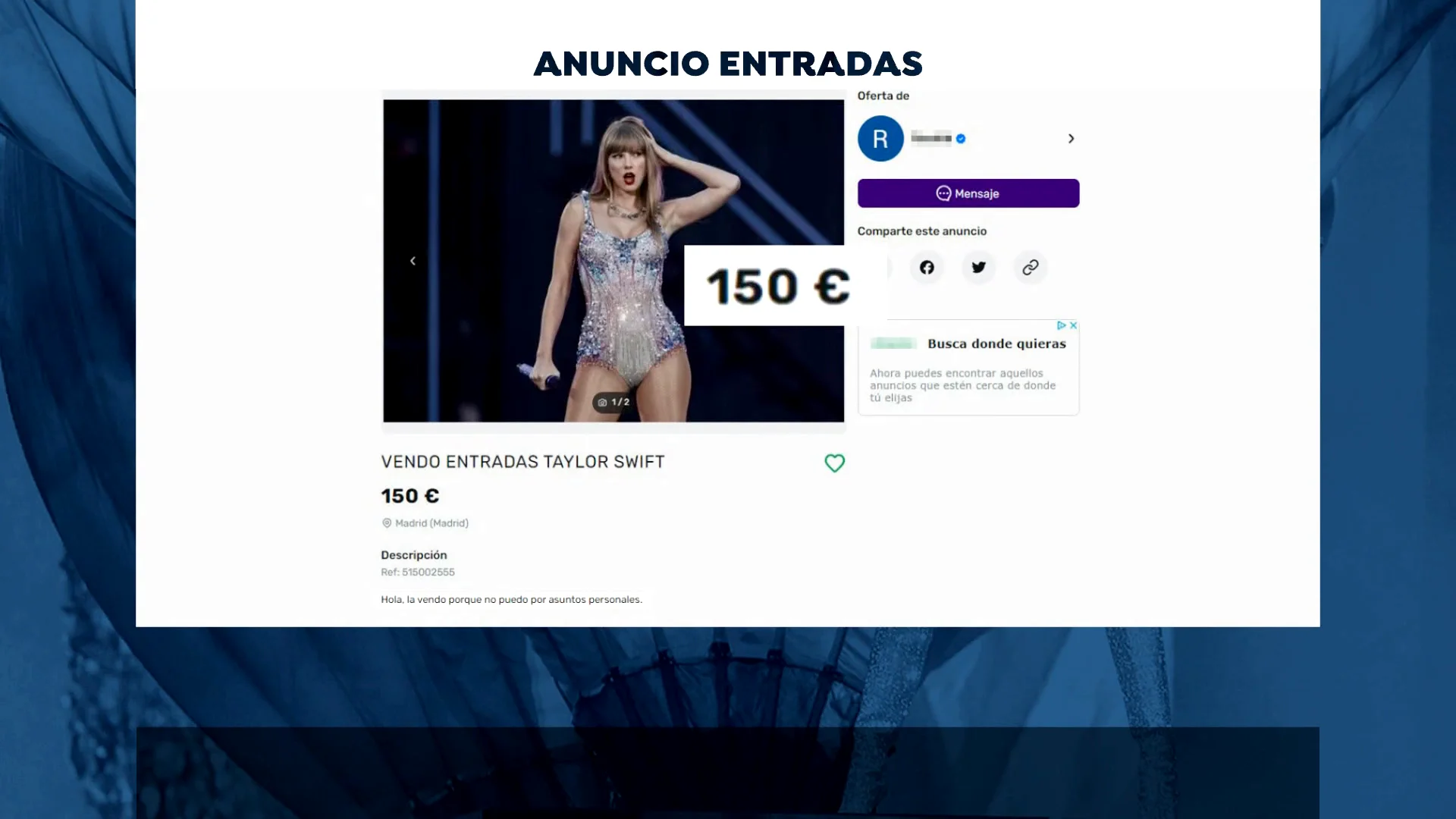 Estafas en la venta de entradas a eventos multitudinarios Estafas en la venta de entradas a eventos multitudinarios