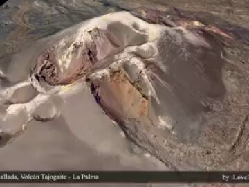 Recreación detallada del volcán de La Palma en 3D - I Love The World