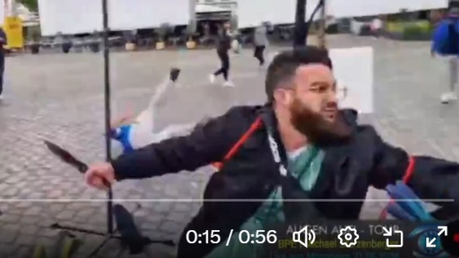 Brutal ataque con cuchillo contra un destacado crítico del Islam y un policía en una manifestación en Alemania