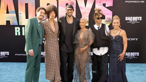 Will Smith, arropado por sus hijos y por Jada Pinkett en el estreno de Bad Boys: Ride or Die Will Smith, arropado por sus hijos y por Jada Pinkett en el estreno de Bad Boys: Ride or Die