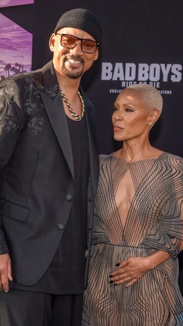 Will Smith y Jada Pinkett en el estreno de Bad Boys: Ride or Die