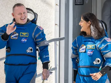 Imagen de los dos astronautas Imagen de los dos astronautas