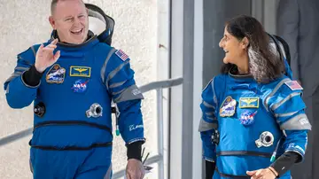 Imagen de los dos astronautas