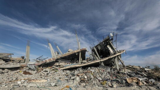 Imagen de la destrucci&oacute;n en la Franja de Gaza
