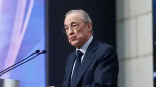 Florentino Pérez, en la sede de la Comunidad de Madrid Florentino Pérez, en la sede de la Comunidad de Madrid