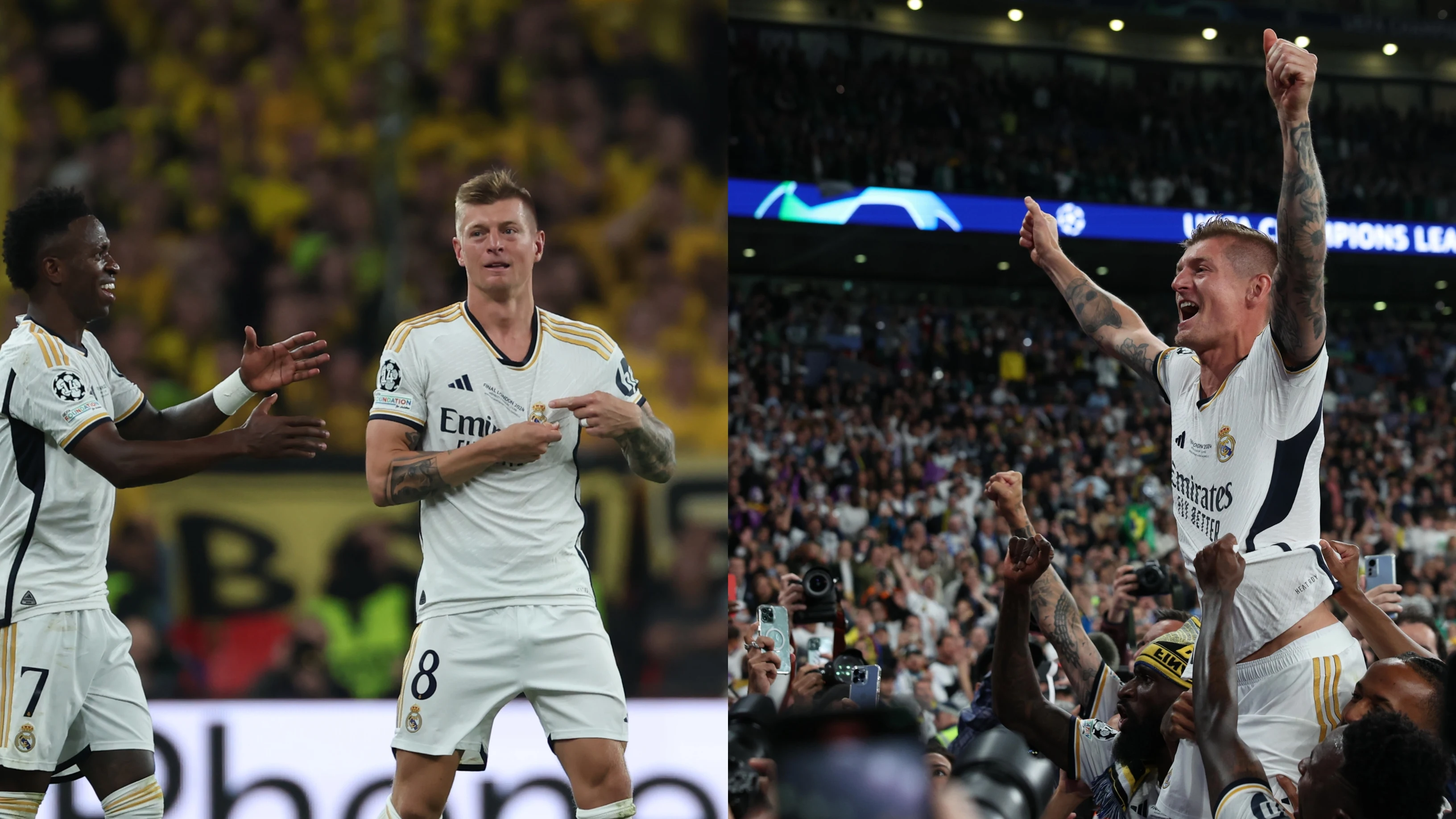 Toni Kroos y su ic&oacute;nica despedida en Wembley