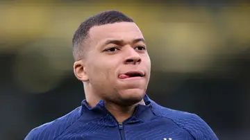 Kylian Mbappé en una concentración con la selección de Francia Kylian Mbappé en una concentración con la selección de Francia
