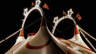 Imagen de archivo de un circo