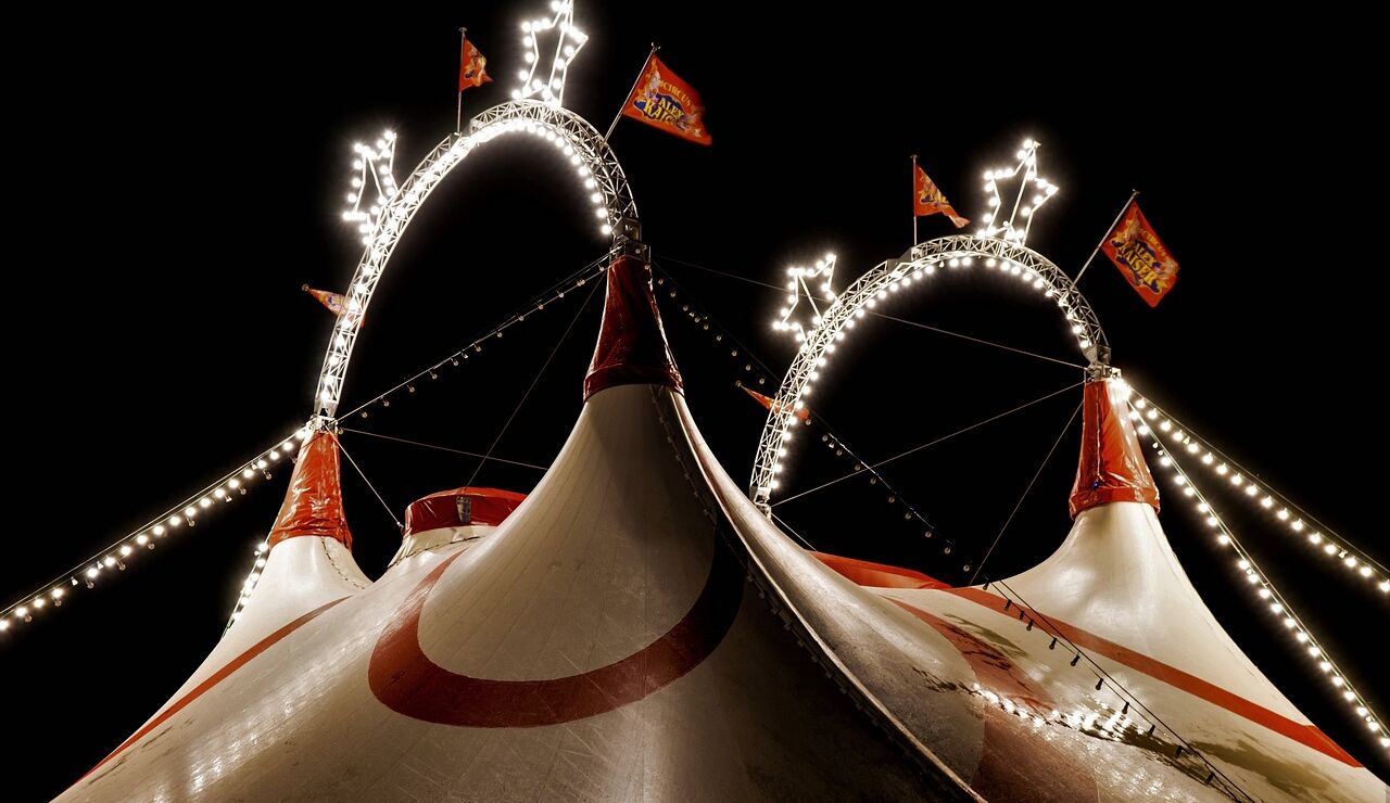 Imagen de archivo de un circo