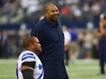 Larry Allen en el AT&T Stadium de los Dallas Cowboys